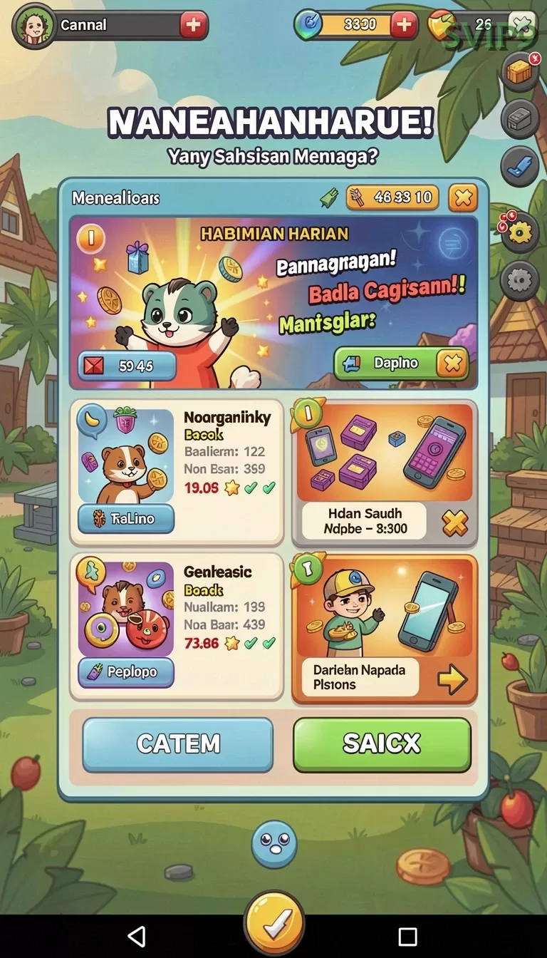 Cuplikan layar KAMARTOTO — aktivitas
