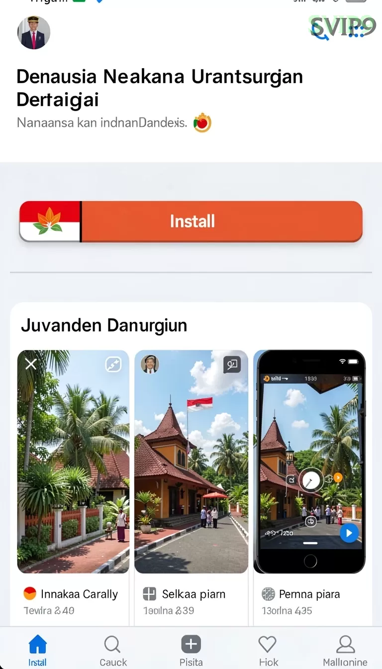 Cuplikan layar KAMARTOTO — halaman utama